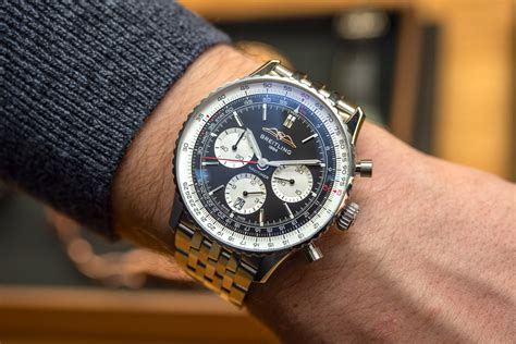 breitling navitimer 46mm blacksteel|breitling navitimer b01 41mm.